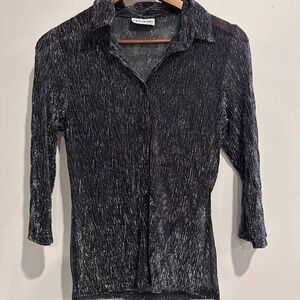 DYNAMITE Vintage Sparkly Blouse